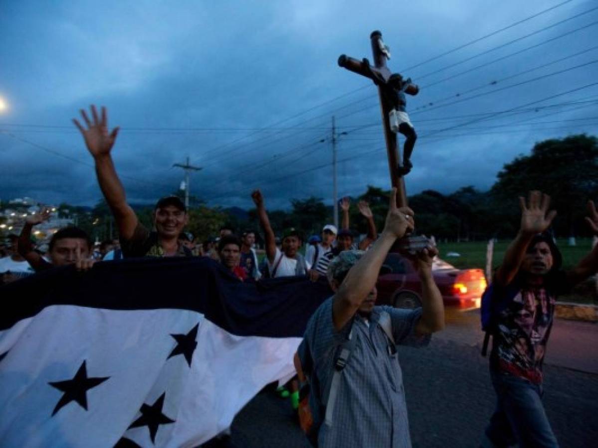 12 puntos para entender qué está pasando con la caravana migrante de hondureños
