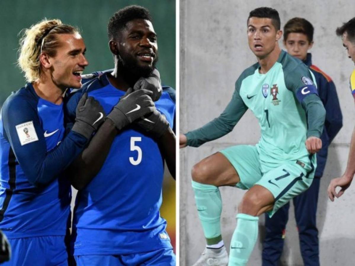 Francia y Portugal dependen de sí mismas para clasificar directamente al Mundial Rusia 2018