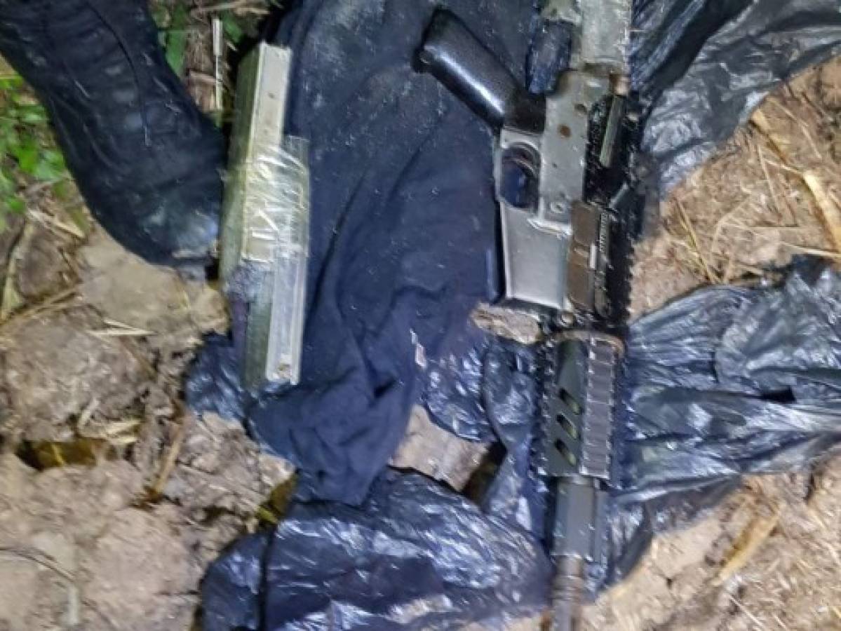 Pandilleros tenían armas enterradas en sector de colonia Nueva Suyapa 