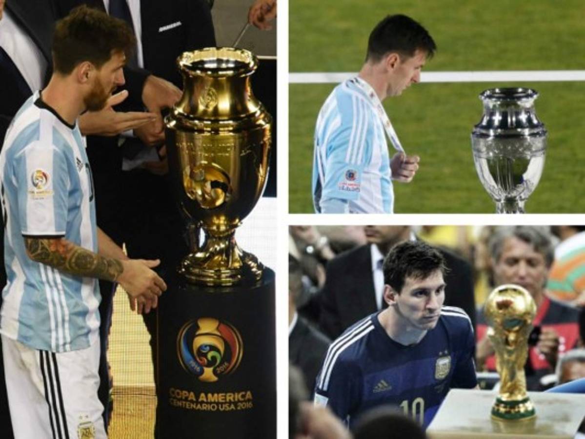 Lio Messi solo las ve pasar