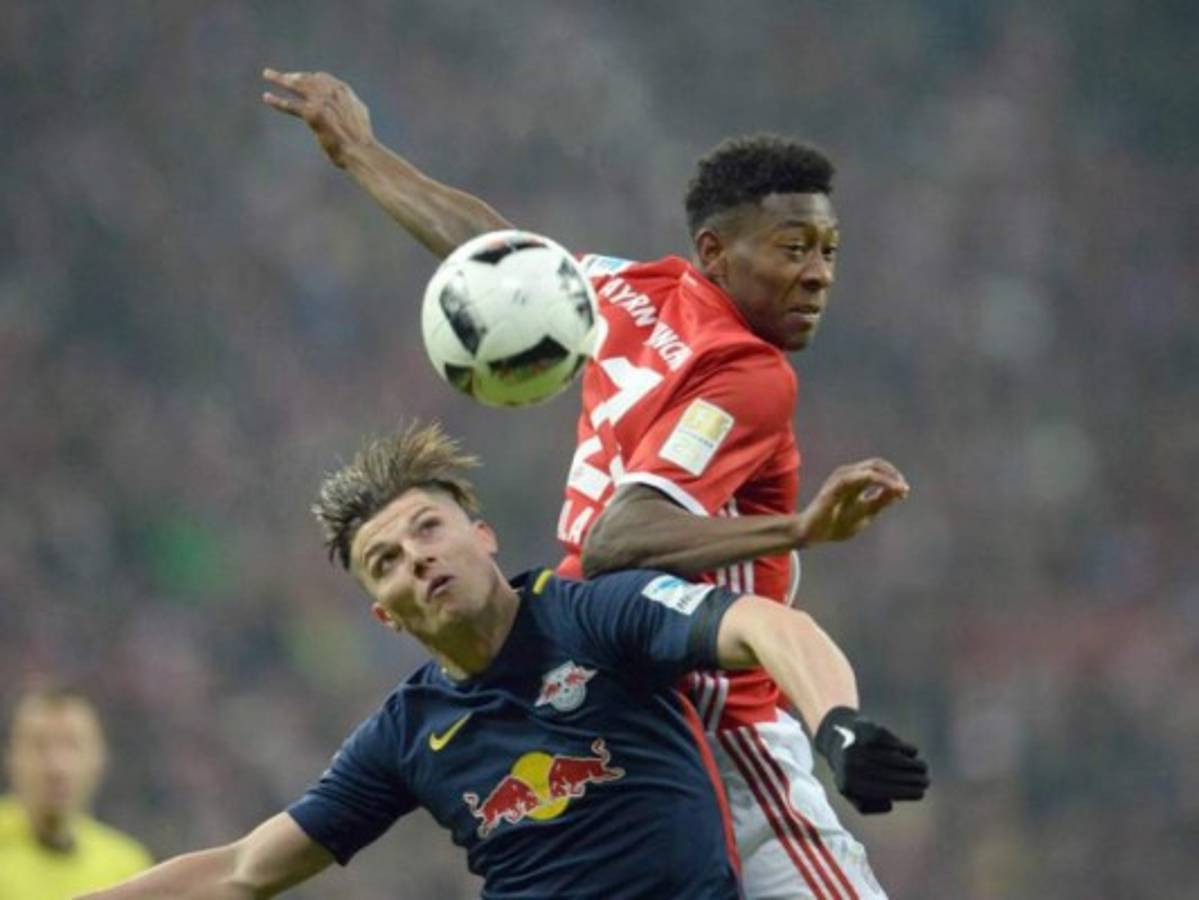 Partido del 2016 entre el Leipzig Red Bull y el Bayern Múnich por la Bundesliga.