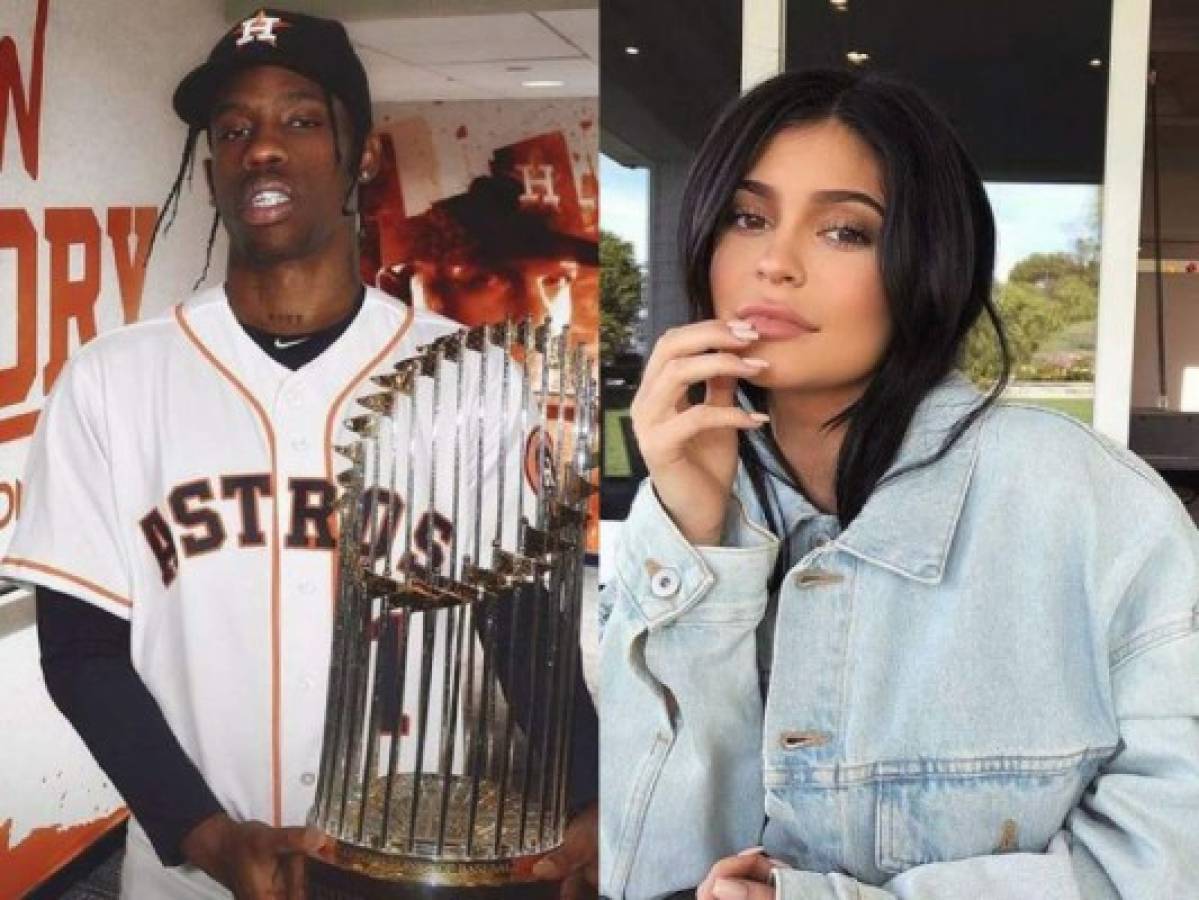 Extraña foto de Travis Scott y Kylie Jenner causa furor en Snapchat