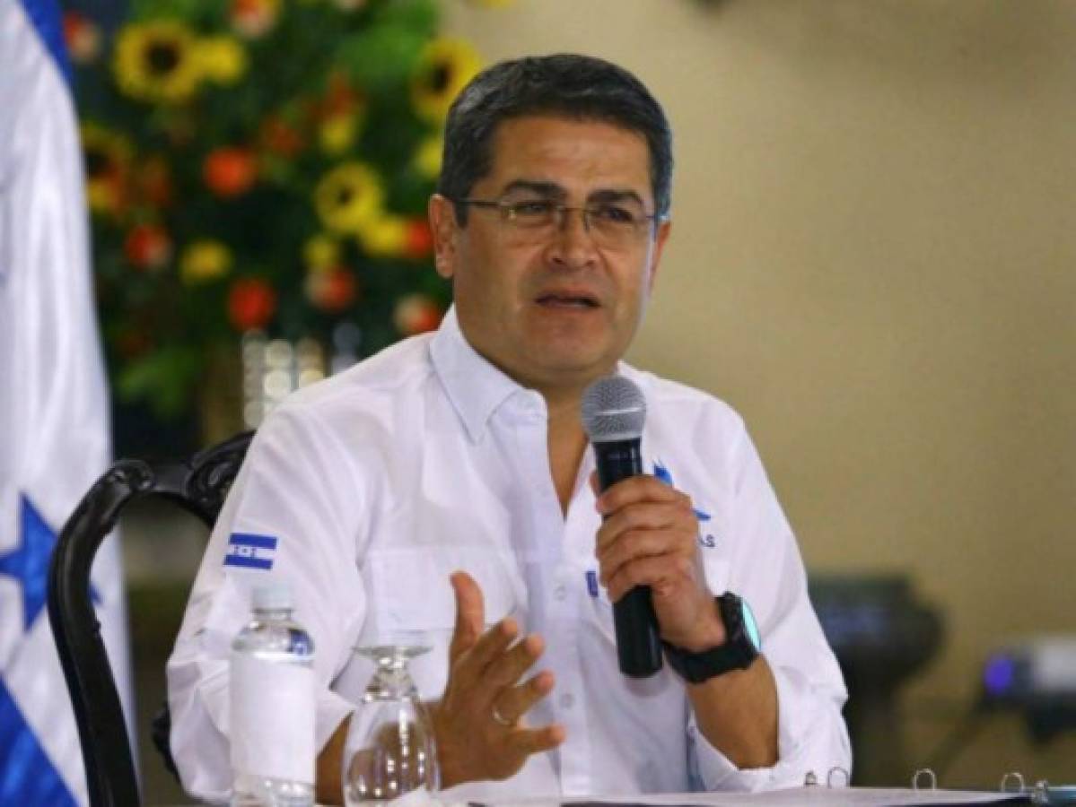 Presidente Juan Orlando Hernández dice que a partir de las 11:00 AM la tendencia será 'irreversible'