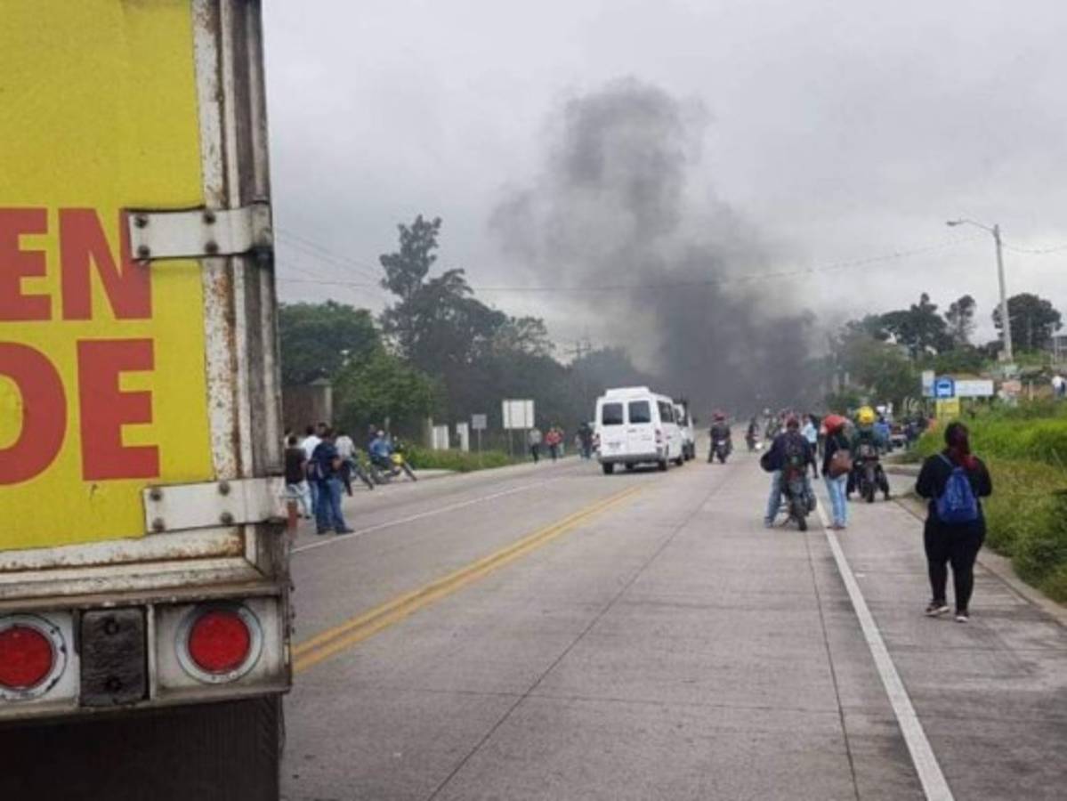 Pese a tomas, Secretaría de Seguridad garantiza 'vías despejadas' en la capital y otras zonas de Honduras