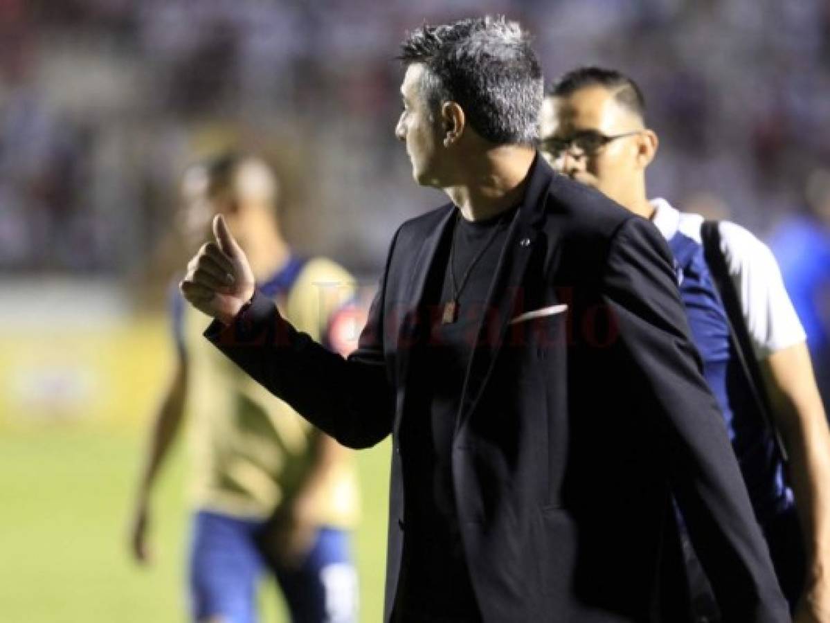 Diego Vazquez tras ganar con Motagua a Olimpia la final de ida: No tenemos que llenarnos de exitismo