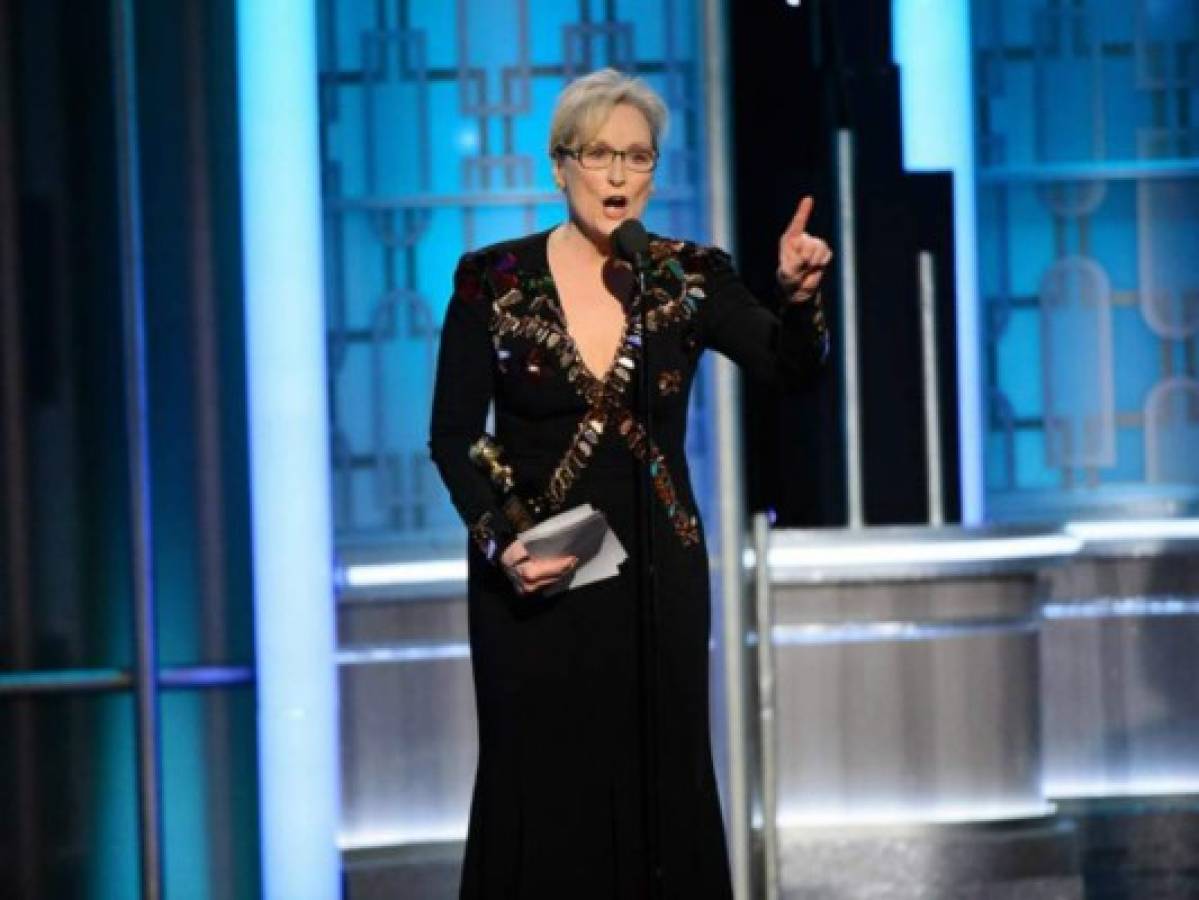 La elegante Meryl Streep un ícono de la moda en los Oscar 2017