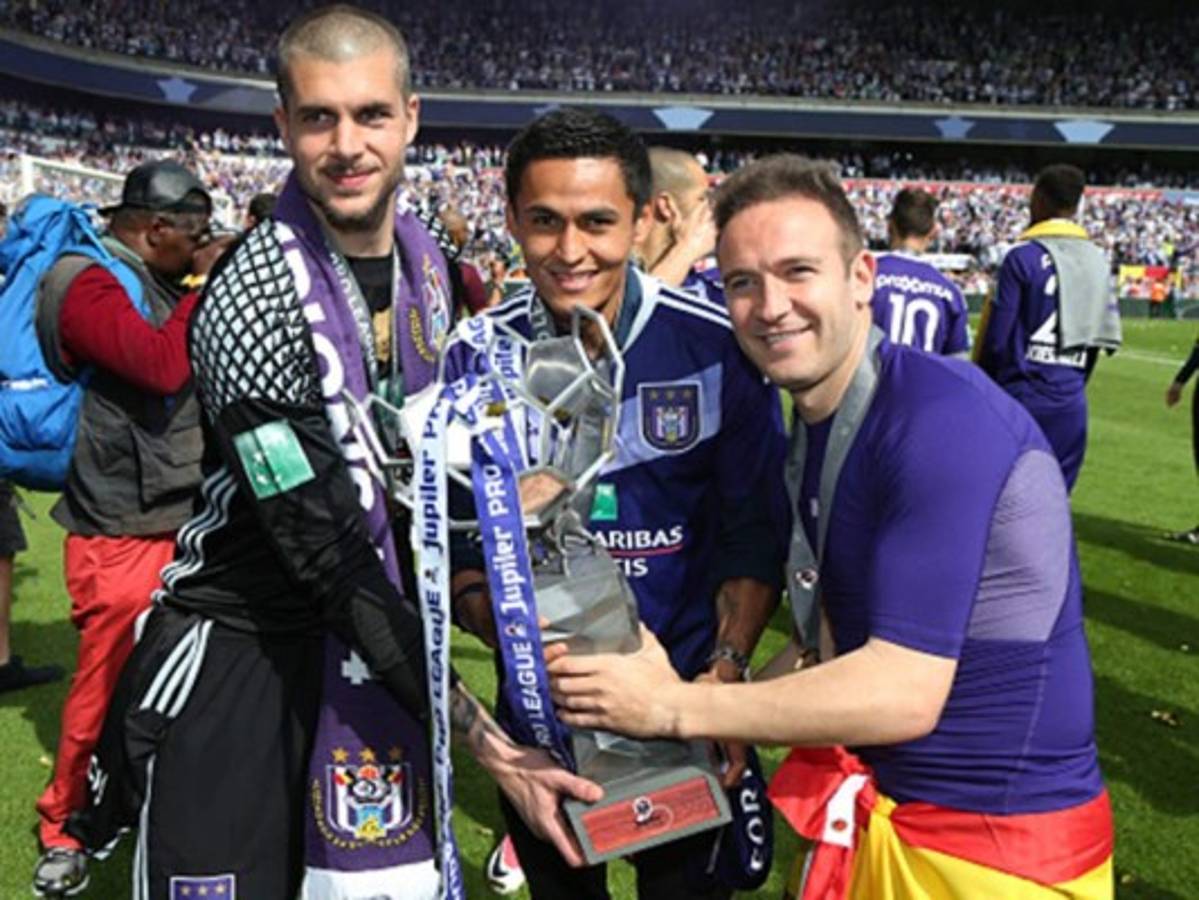 El volante hondureño Andy Nájar seguirá en el Anderlecht hasta 2020