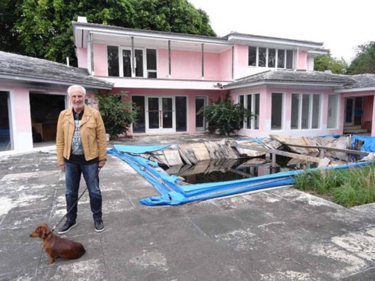 Roban la caja fuerte de la demolida casa de Pablo Escobar en Miami