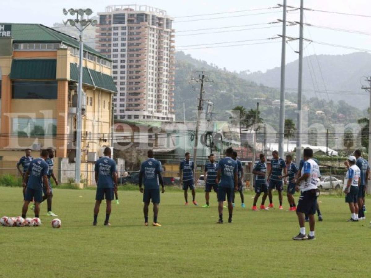 Selección de Honduras entrena y Jorge Luis Pinto inicia a definir su once titular