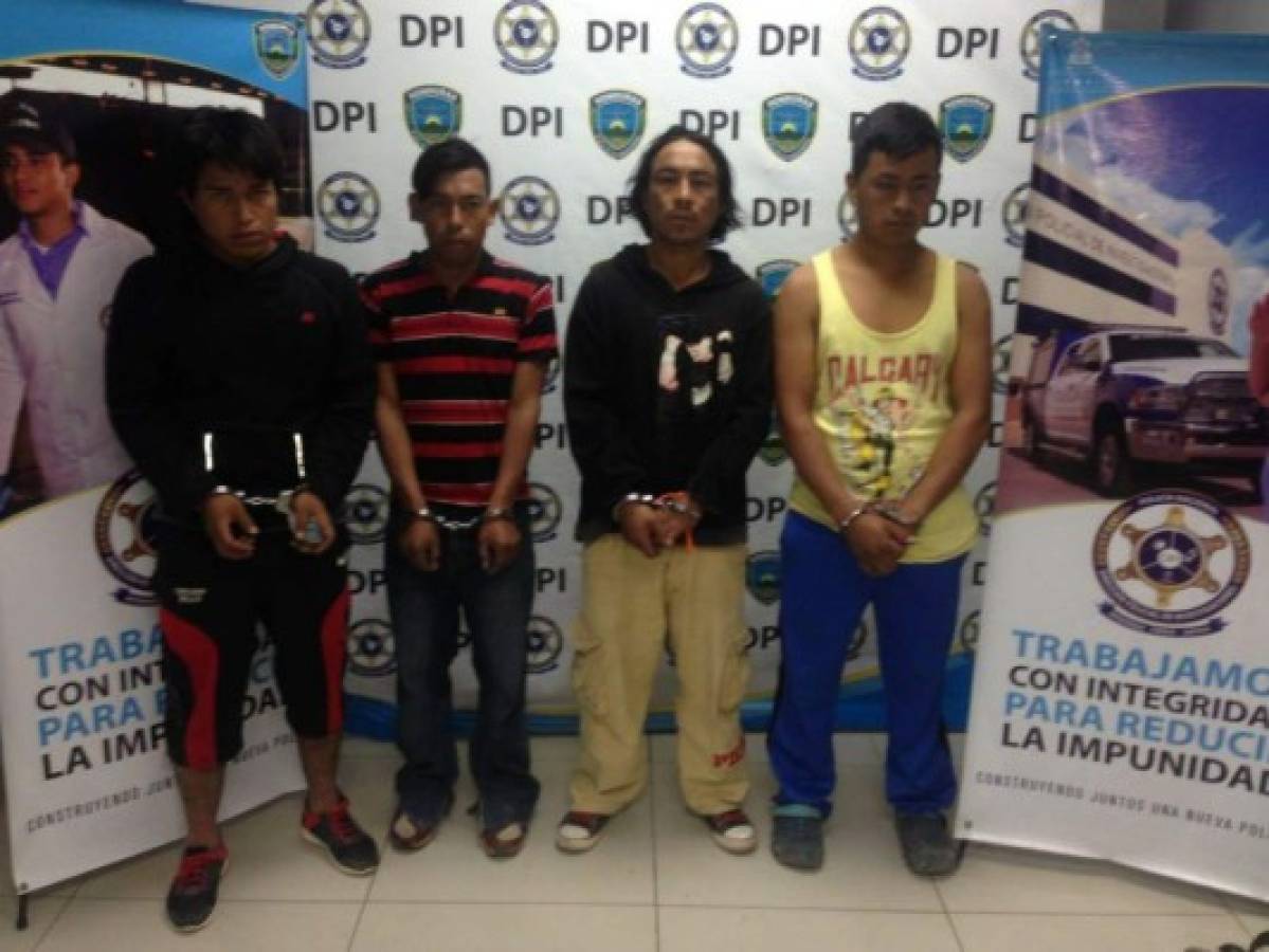 Capturan miembros de la banda delictiva 'El Diablito' en Comayagua