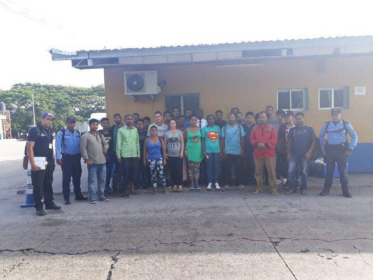 Detienen a 28 inmigrantes en Pavana, Choluteca