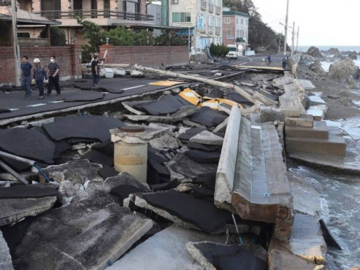 Un tifón golpea Corea del Sur tras azotar el sur de Japón; 38 personas resultaron heridas