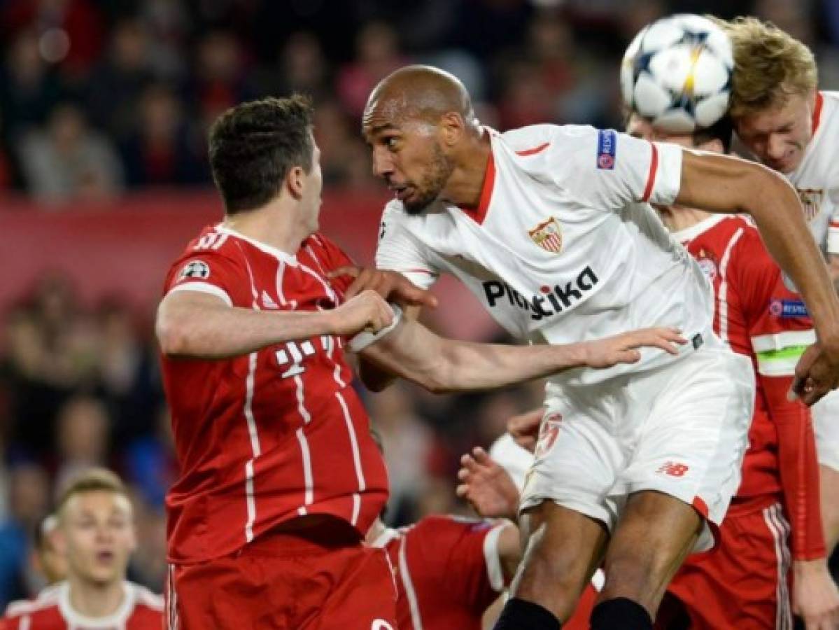 Bayern Munich empató 0-0 ante Sevilla en la vuelta de cuartos de Champions League
