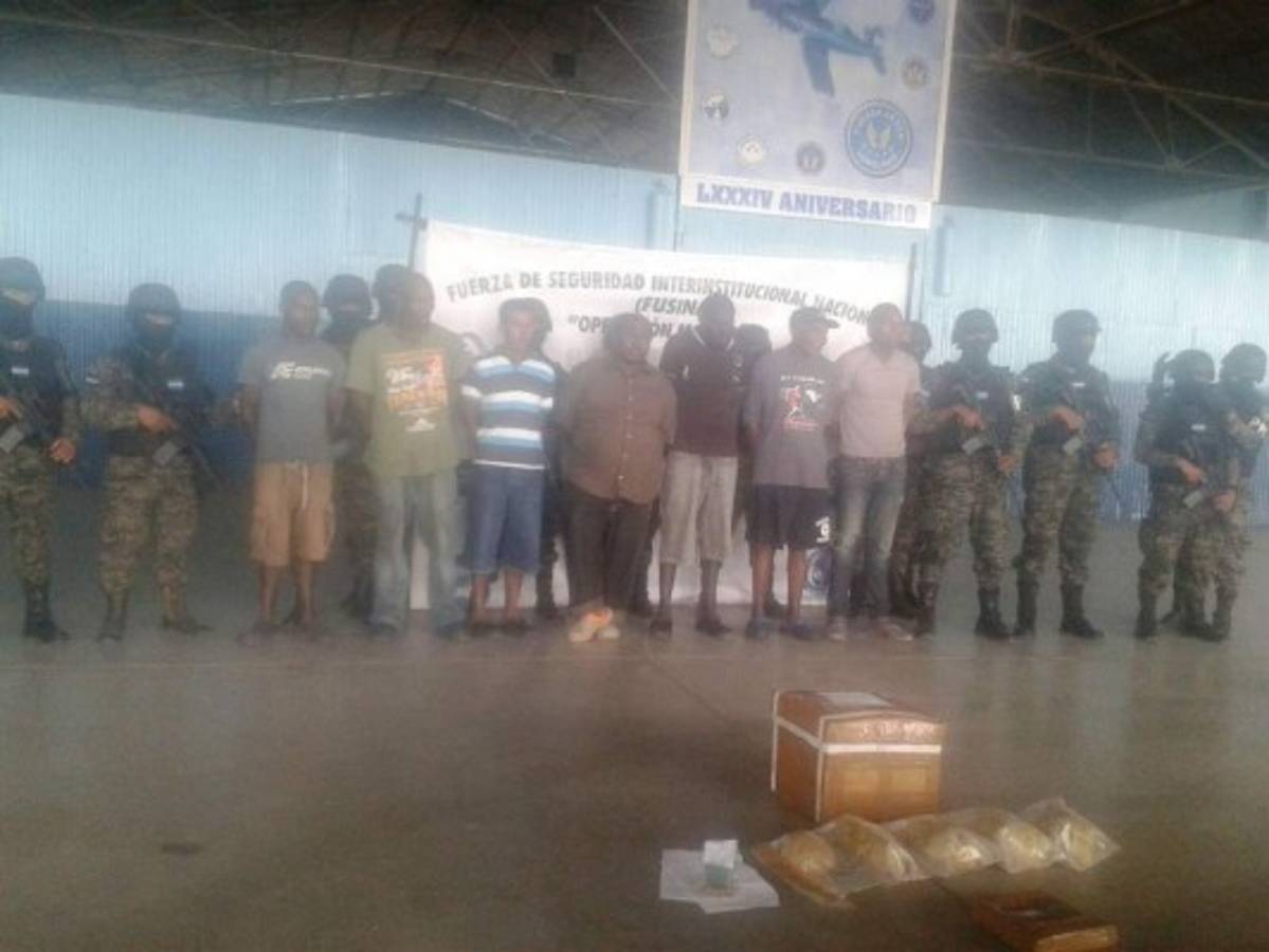 Honduras: Capturan a 14 misquitos con unos 25 kilos de cocaína   