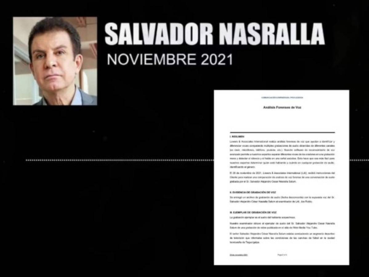 Análisis forenses de voz confirman que audio viral es de Salvador Nasralla