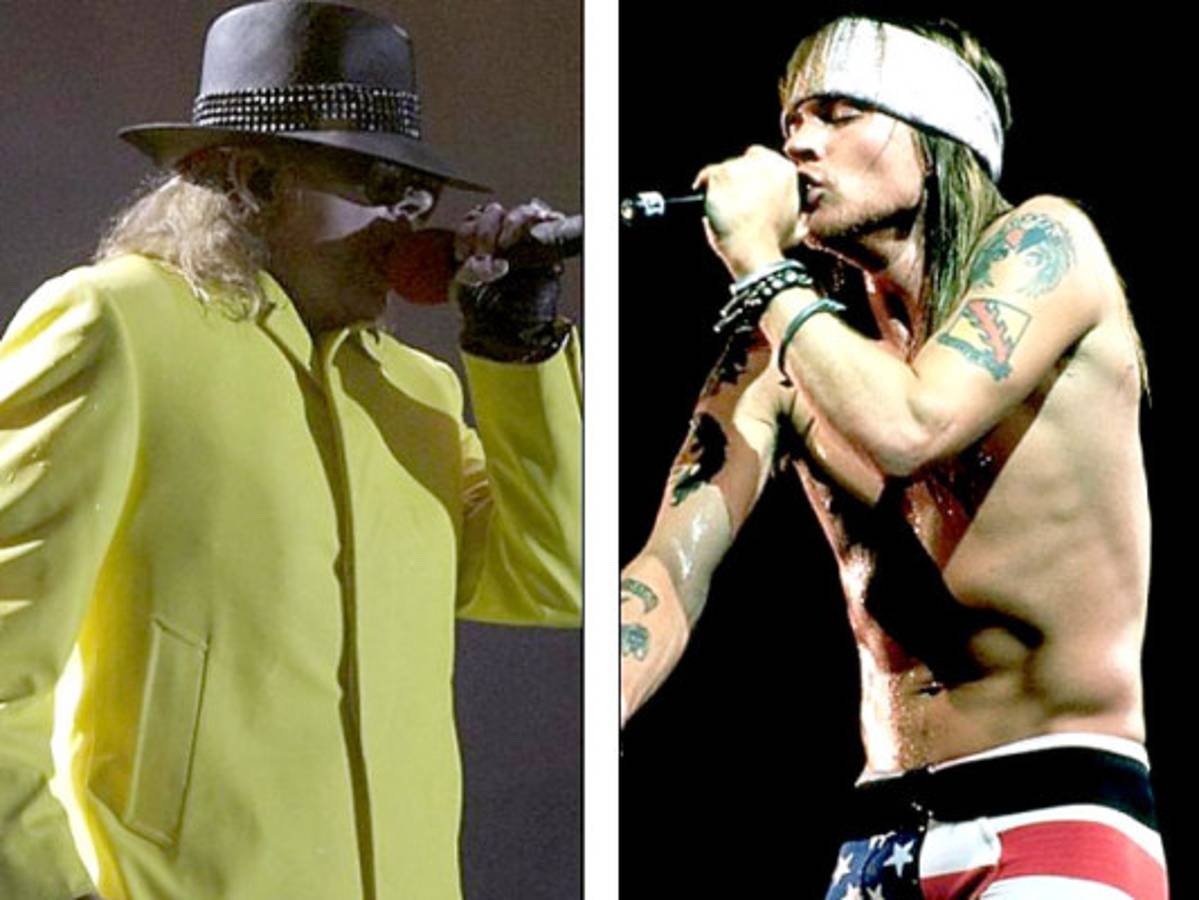 Así luce Axl Rose