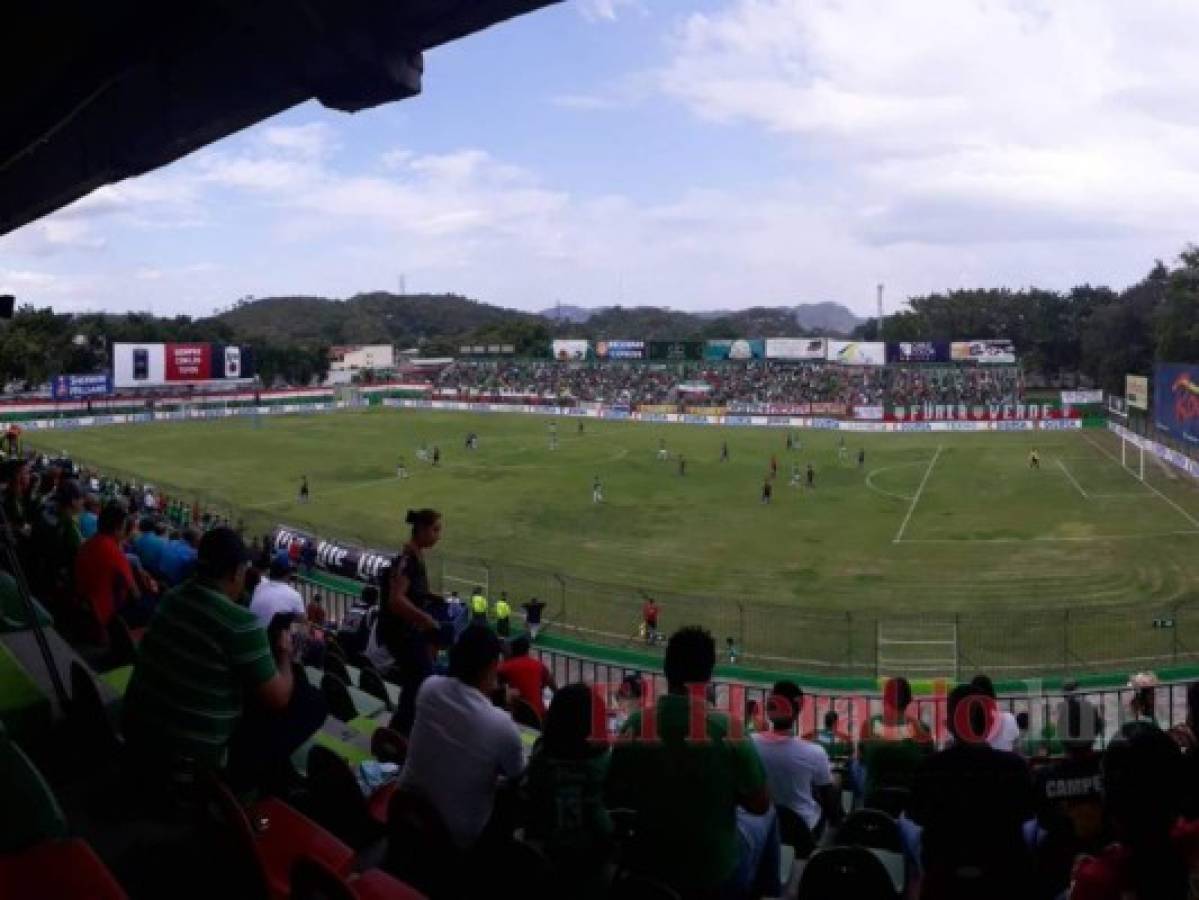 Marathón doblega 2 a 0 a Real de Minas en el debut del torneo Apertura 2019-2020