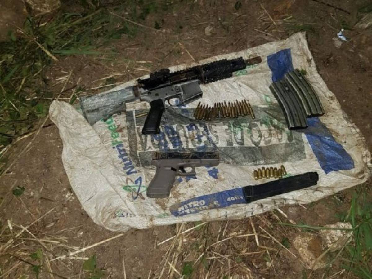 Pandilleros tenían armas enterradas en sector de colonia Nueva Suyapa 