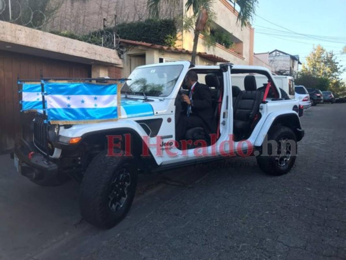 Así es el vehículo en el que Xiomara Castro hará el recorrido hasta la toma de posesión  