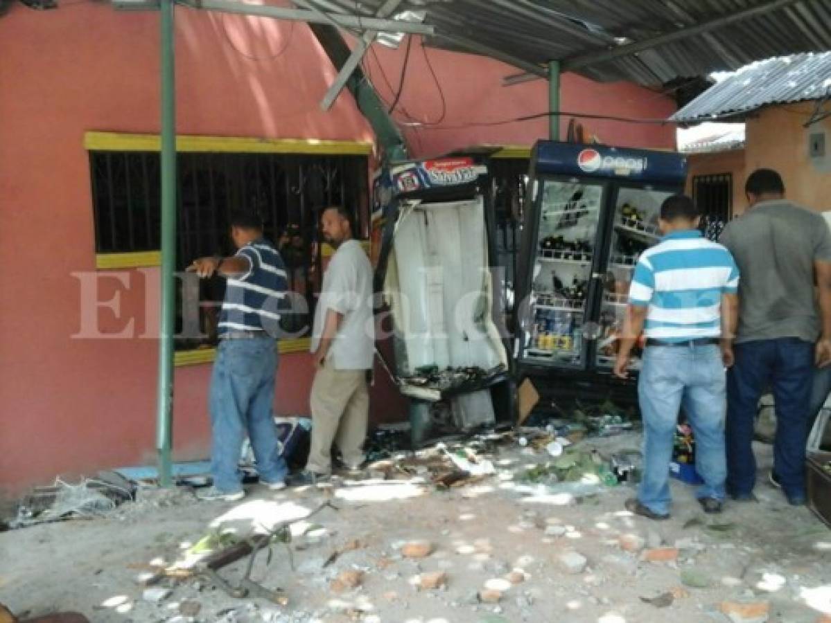 Dos aparatosos accidentes en carretera del sur de Honduras