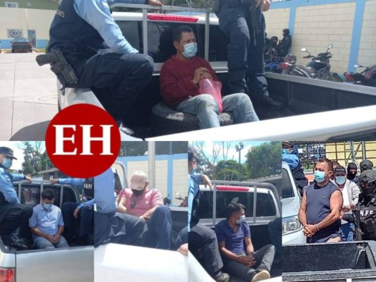 Dejan en libertad a cinco acusados de quemar posta policial en Reitoca  