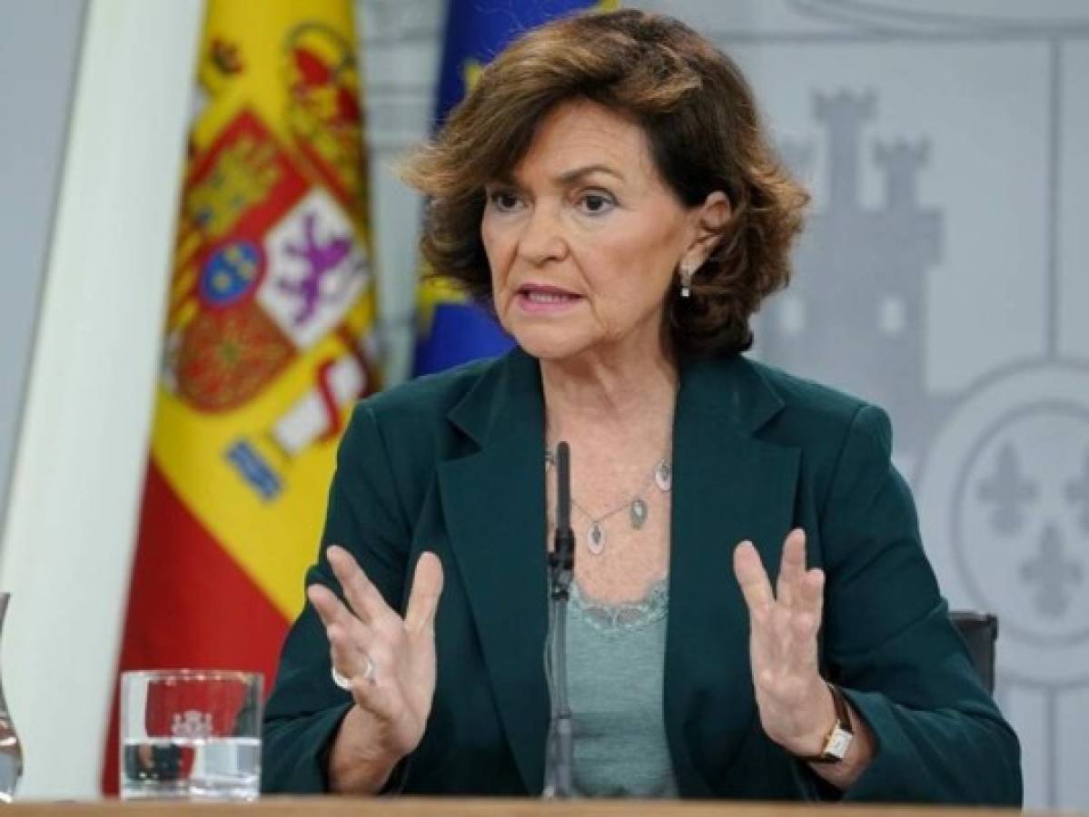 La vicepresidenta de España da positivo por coronavirus  