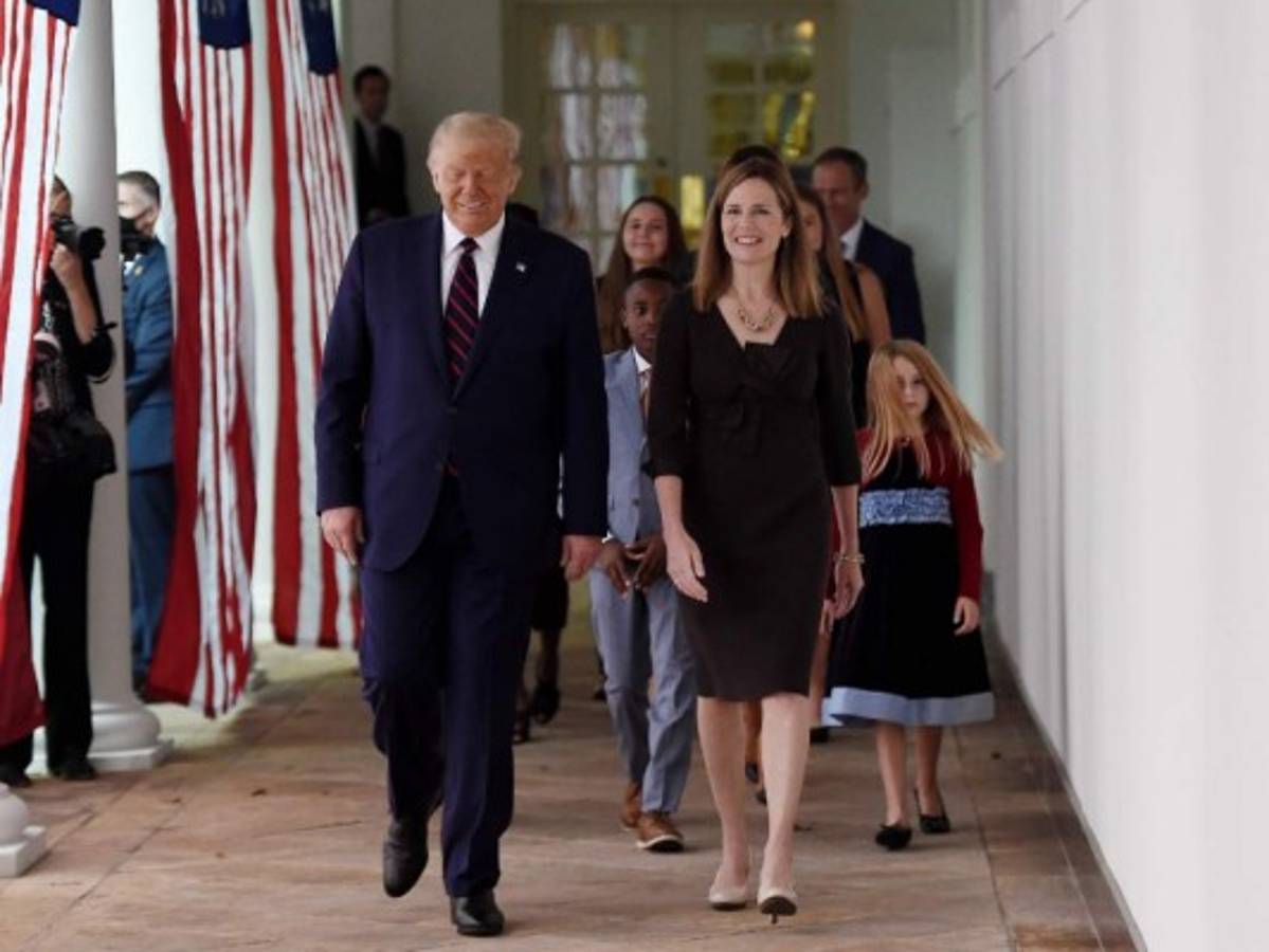 La jueza Amy Coney Barrett es nombrada por Trump para Corte Suprema