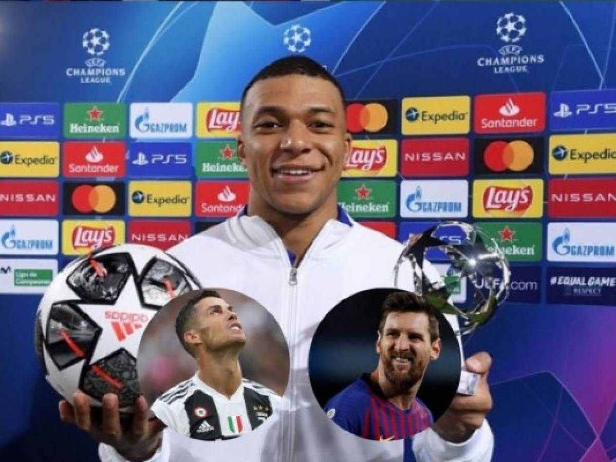 Mbappé tiene 'el potencial' para suceder a Messi y Cristiano