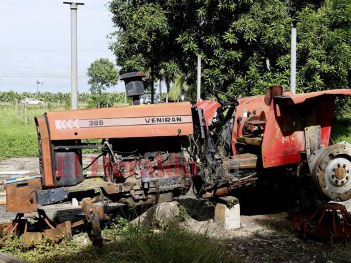 Chatarra, sobras y deshuesados: así quedaron los tractores Alba