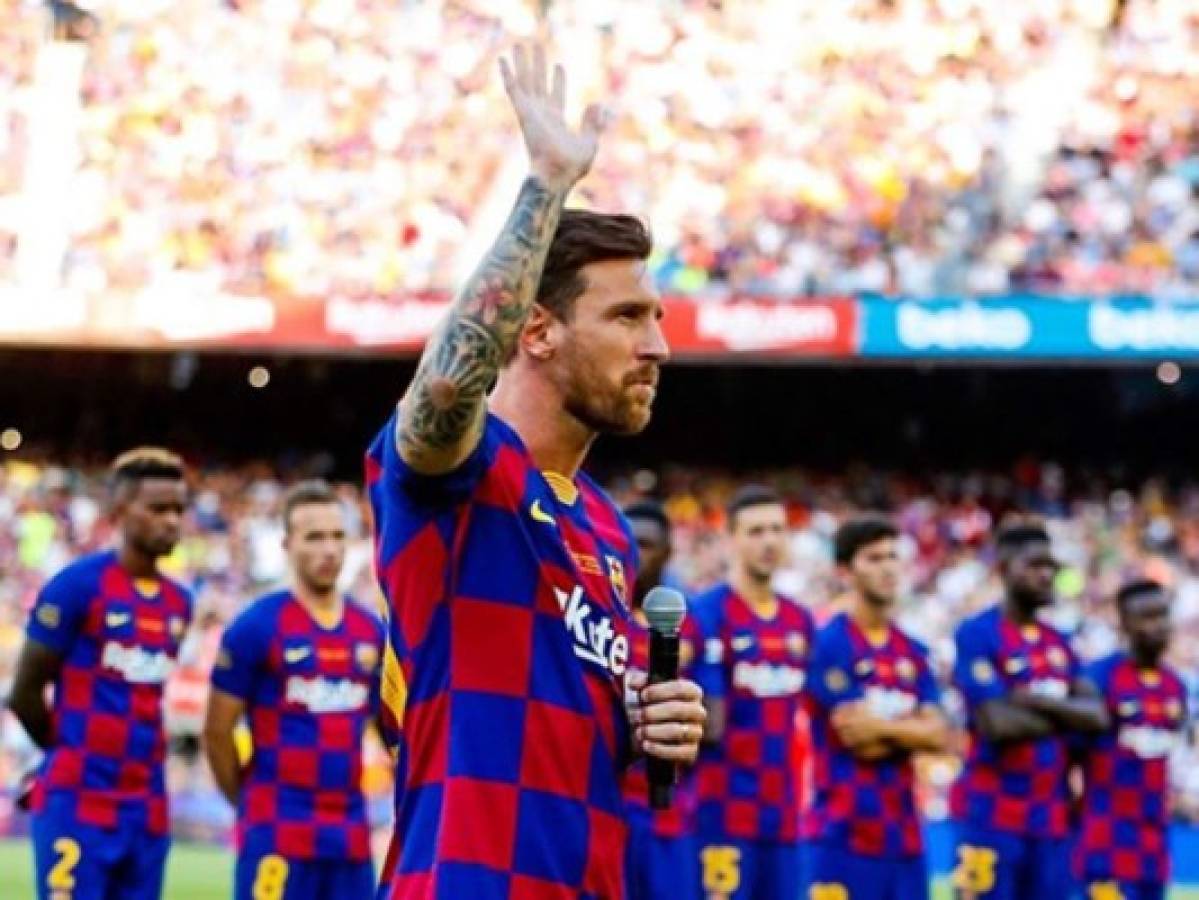 Messi se recupera bien de su lesión, dice Valverde