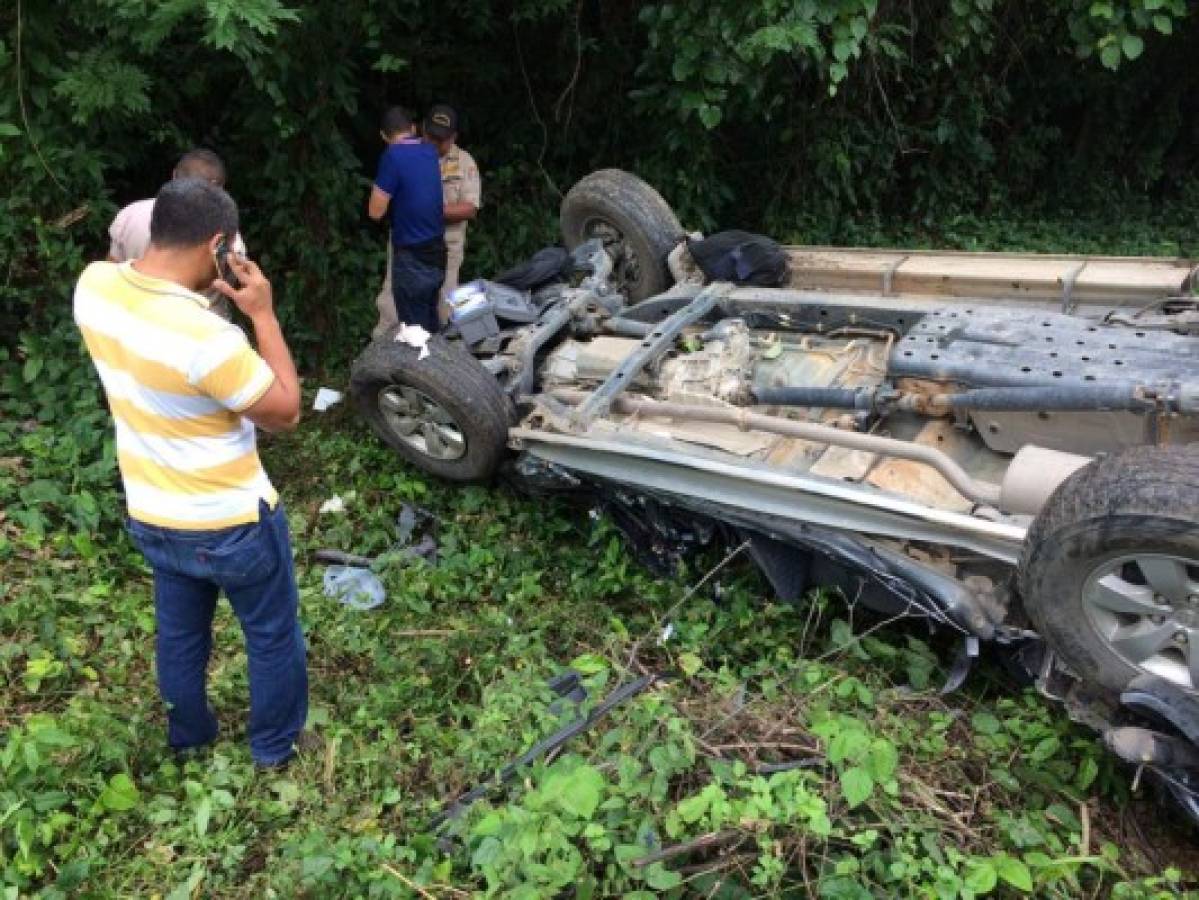 Honduras: Muere un empleado de la OABI tras accidente vehicular y otro resulta herido