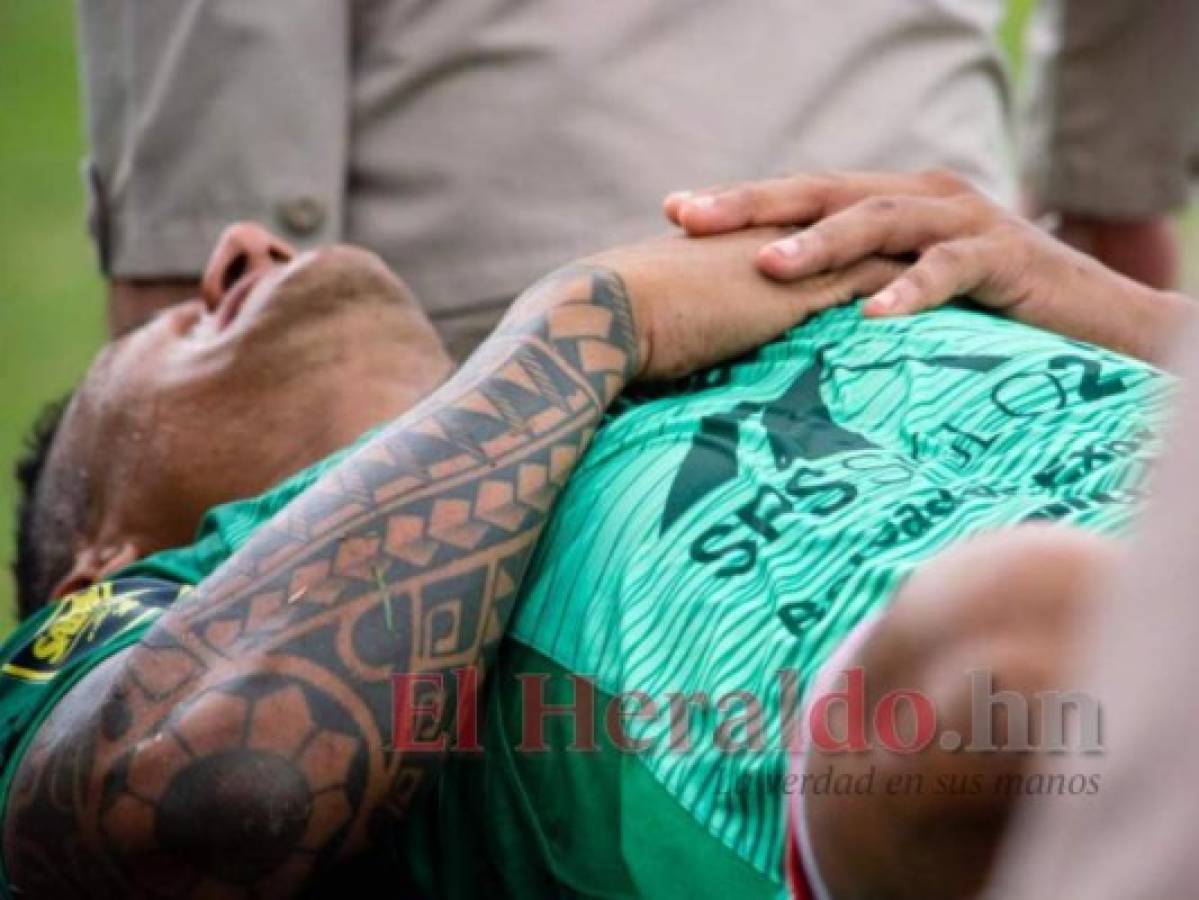 Luis Garrido sufre una fractura de costilla durante partido contra Motagua