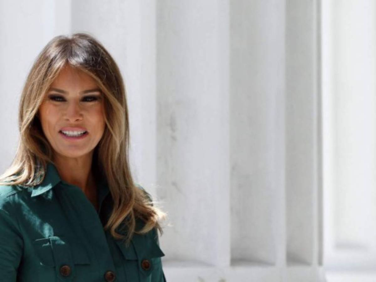 La primera dama de Estados Unidos, Melania Trump, regresa a la Casa Blanca después de una operación