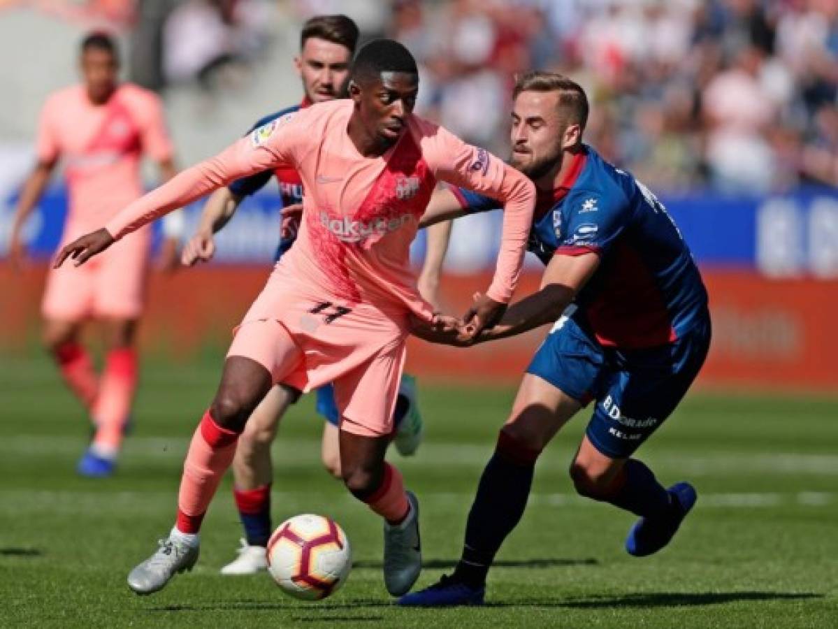 Barcelona empató 0-0 contra el Huesca en la Liga española