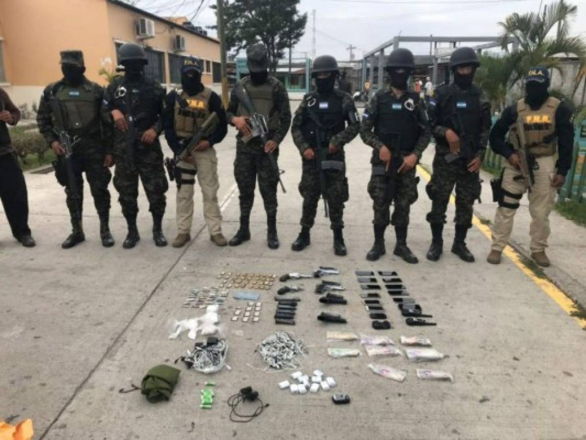 Privados de libertad en Támara guardaban armas y droga en baldes enterrados
