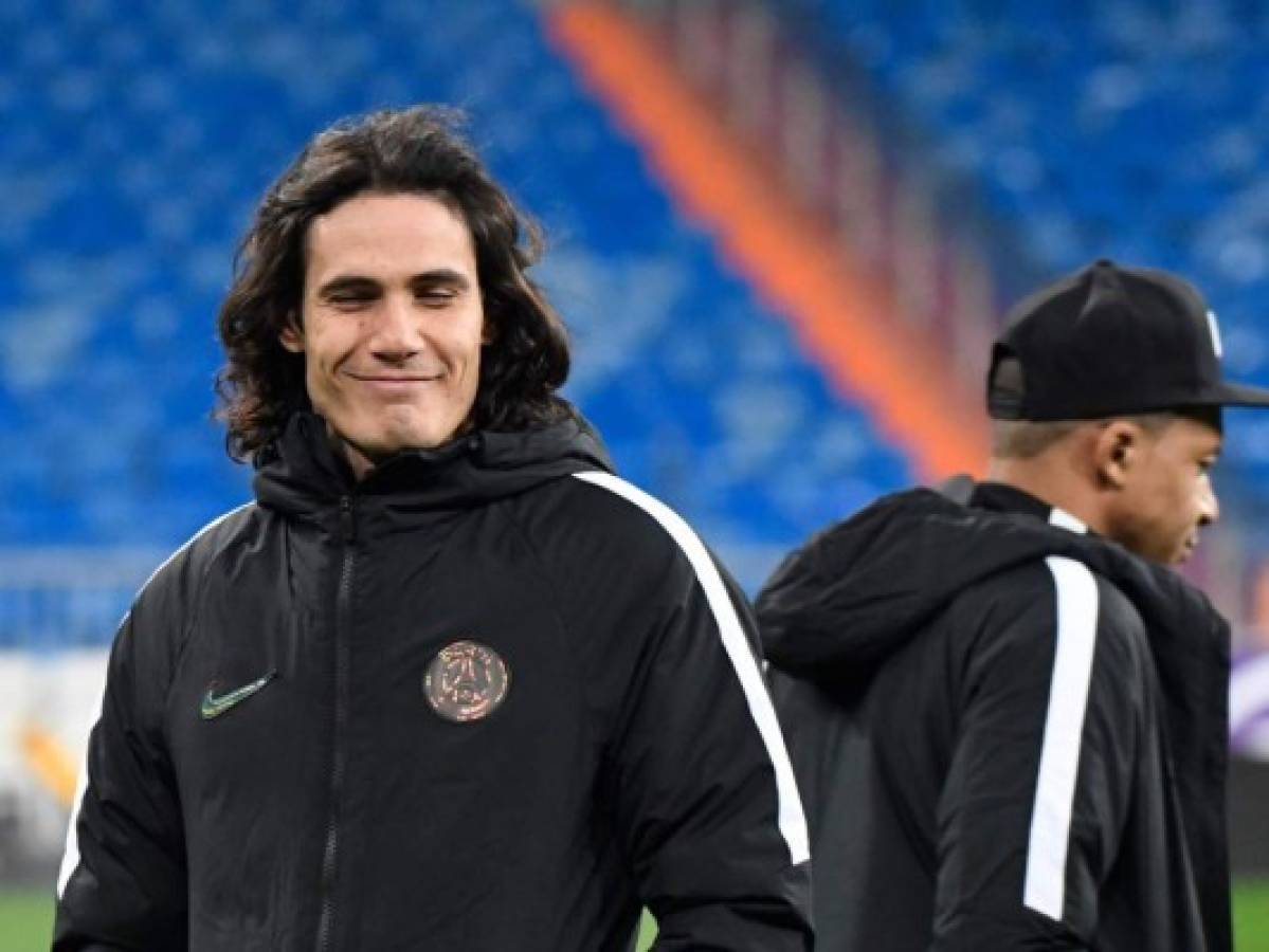 París SG convoca a Cavani contra Real Madrid y confirma baja de Motta