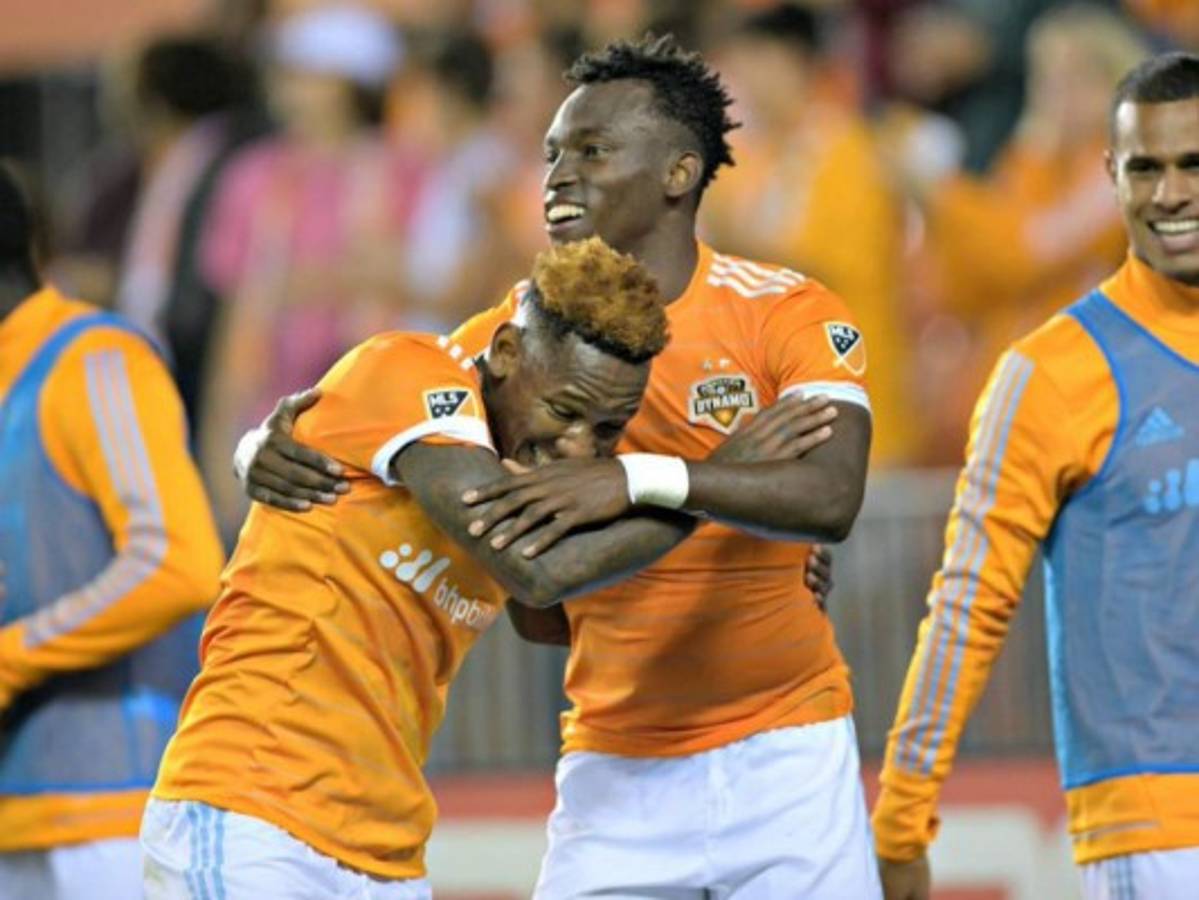 Romell Quioto y Alberth Elis anotan con el Houston Dynamo ante el Columbus Crew SC