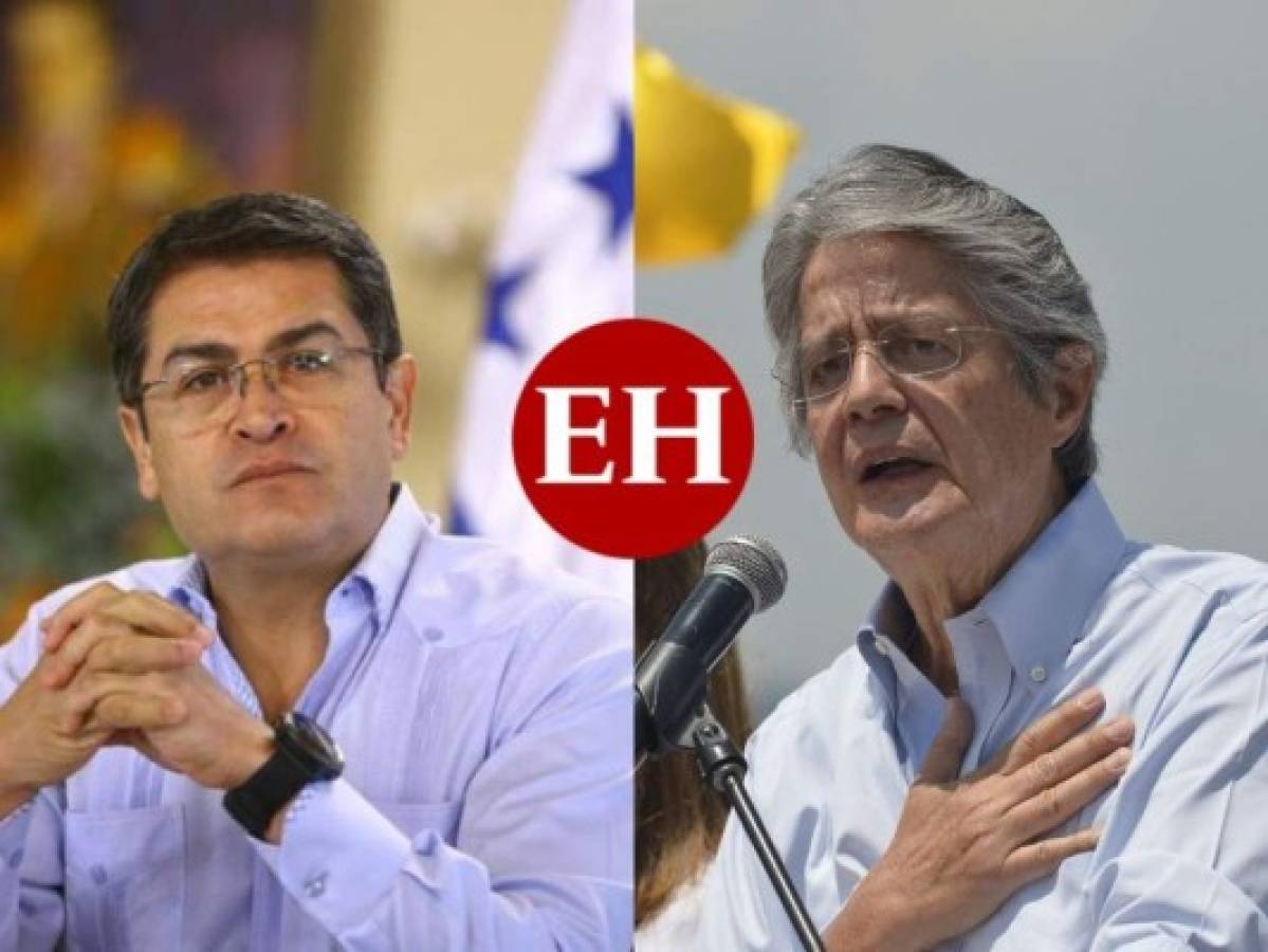 Presidente Hernández felicita a Guillermo Lasso, presidente electo en Ecuador