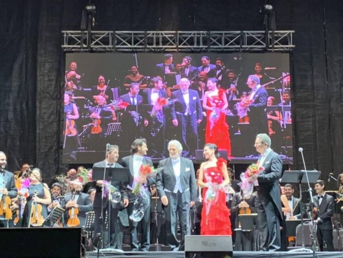 La magia de la ópera deslumbró en el primer concierto de Plácido Domingo en Honduras