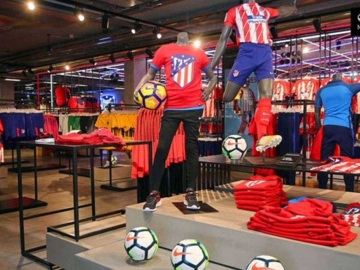 Ingenioso robo en la tienda del estadio Wanda Metropolitano del Atlético de Madrid