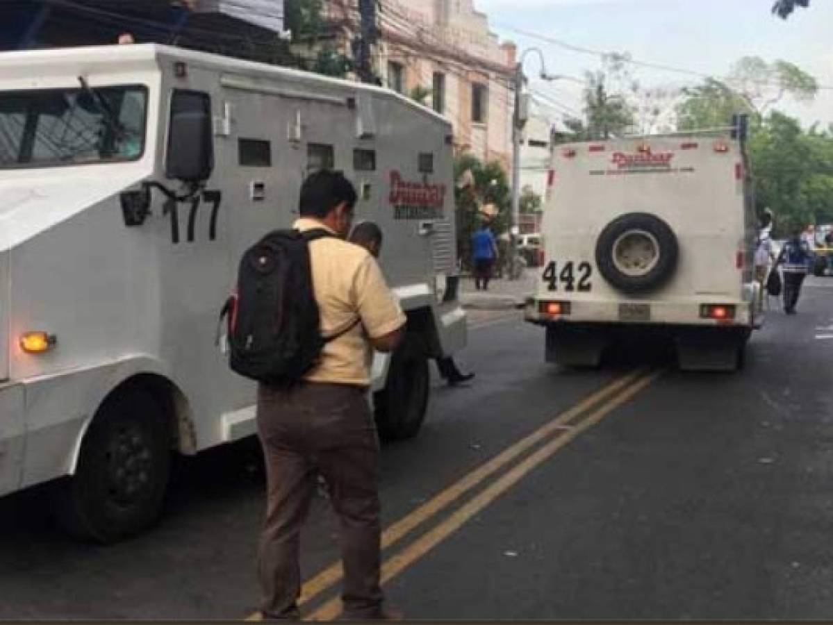 Mujer muere atropellada por carro de valores en el barrio El Centro de San Pedro Sula