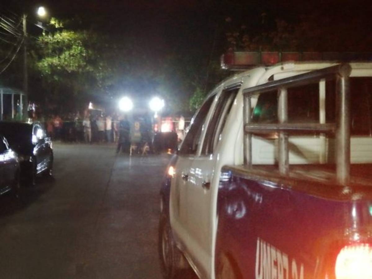 Tiroteo deja un muerto y dos heridos en barrio Barandillas de San Pedro Sula 