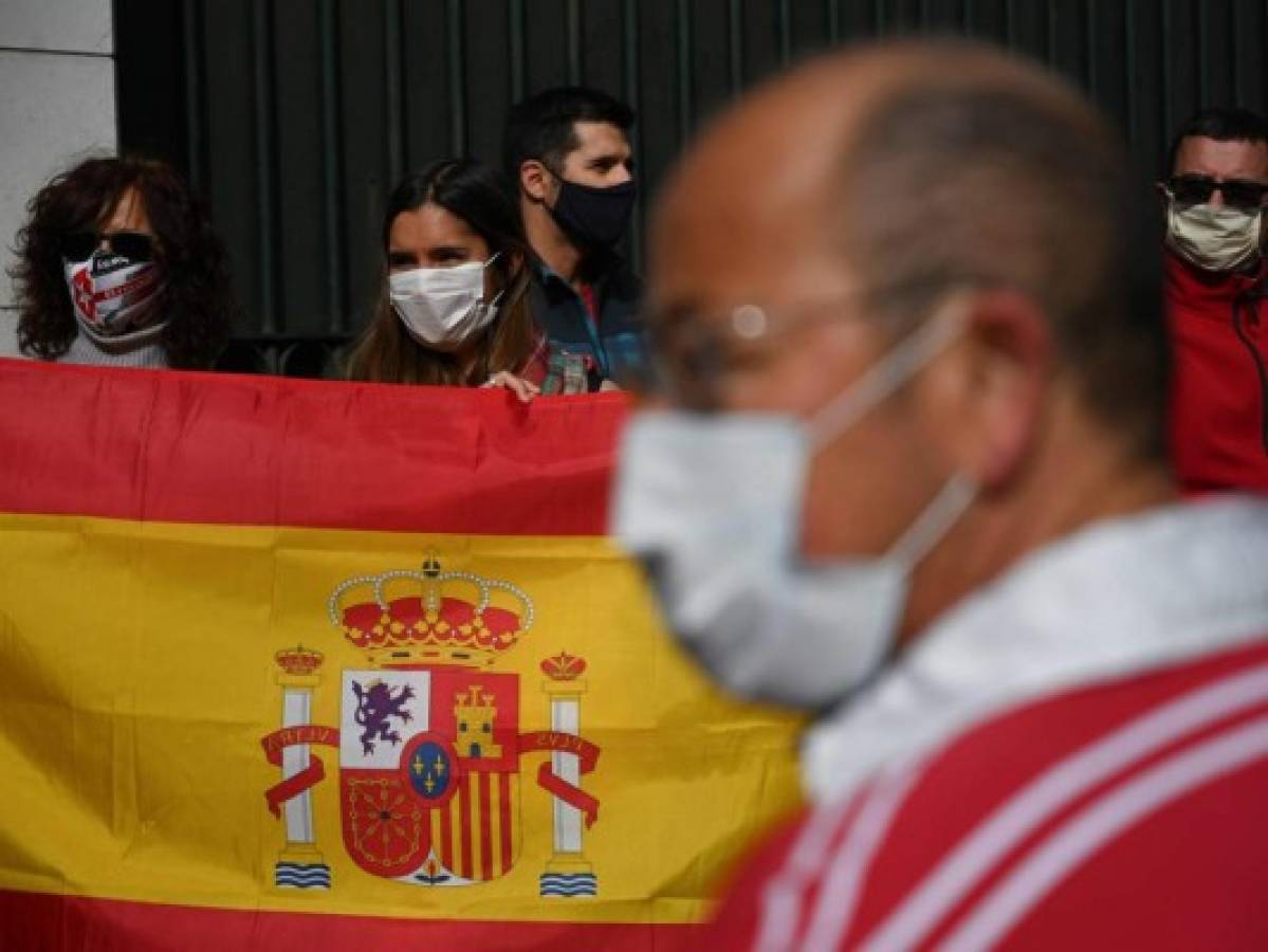 'La España que contagia': Críticas a protestas antigobierno durante confinamiento 