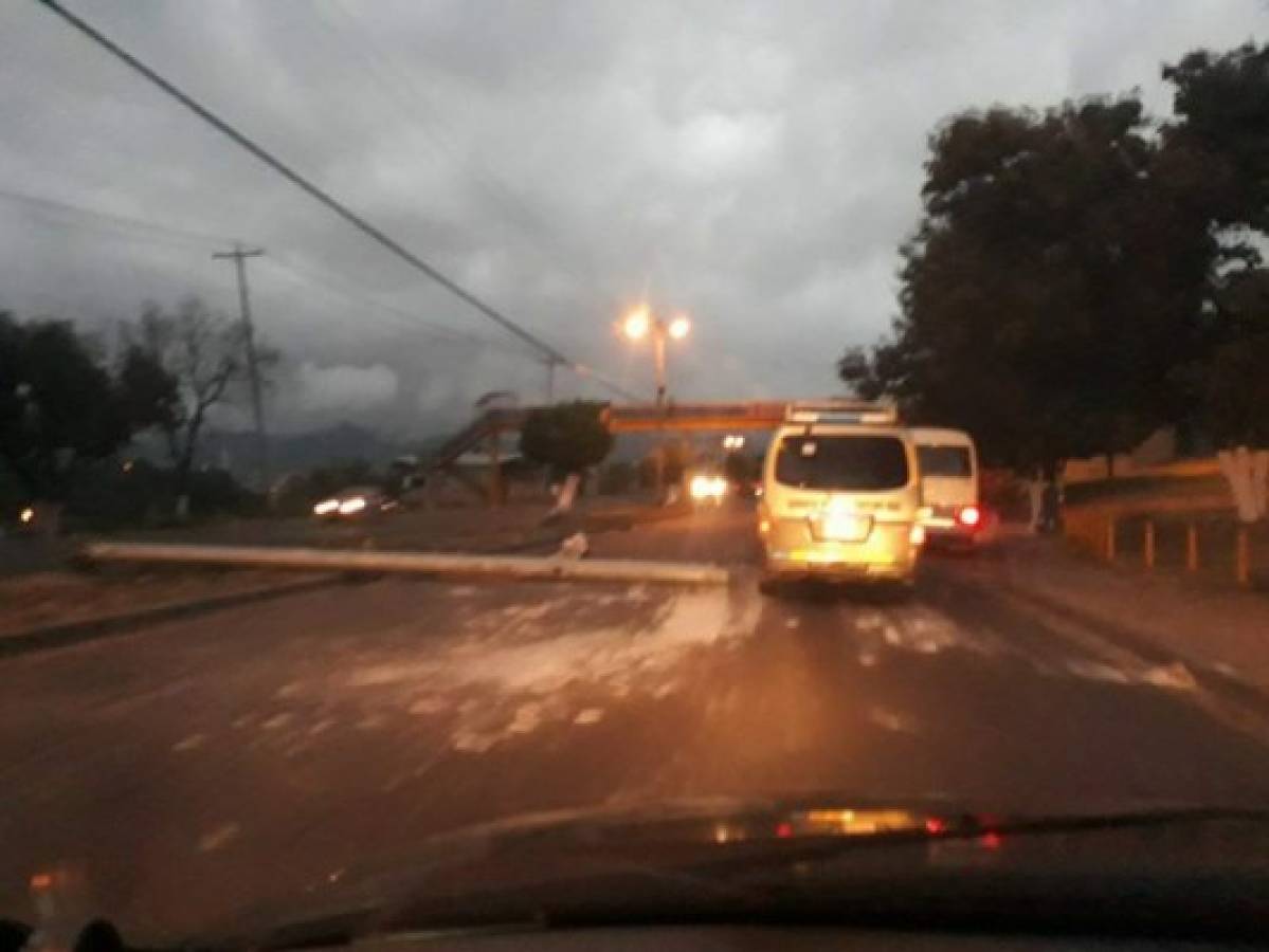 Principales calles que fueron obtaculizadas por las tomas en la capital de Honduras