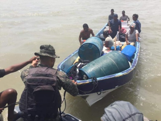 Rescatan a siete náufragos de un barco en Caratasca, Gracias a Dios