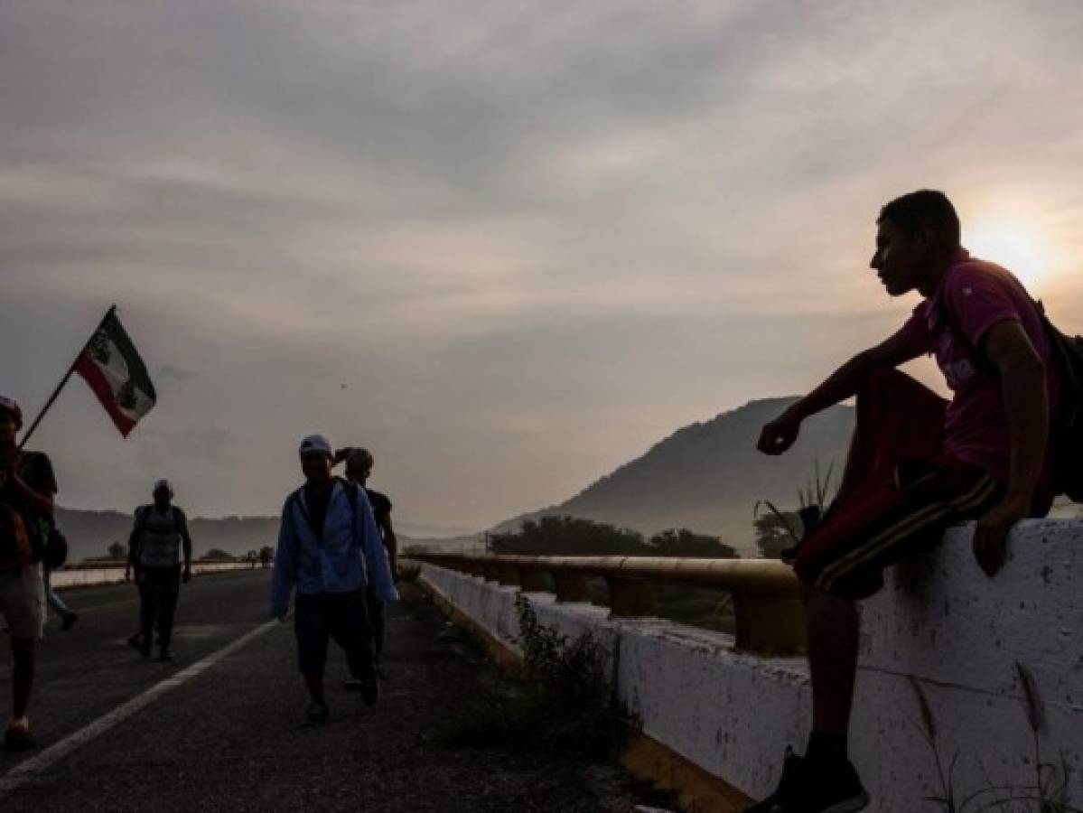 Caravana migrante descansará este domingo antes de continuar hacia Ciudad de México