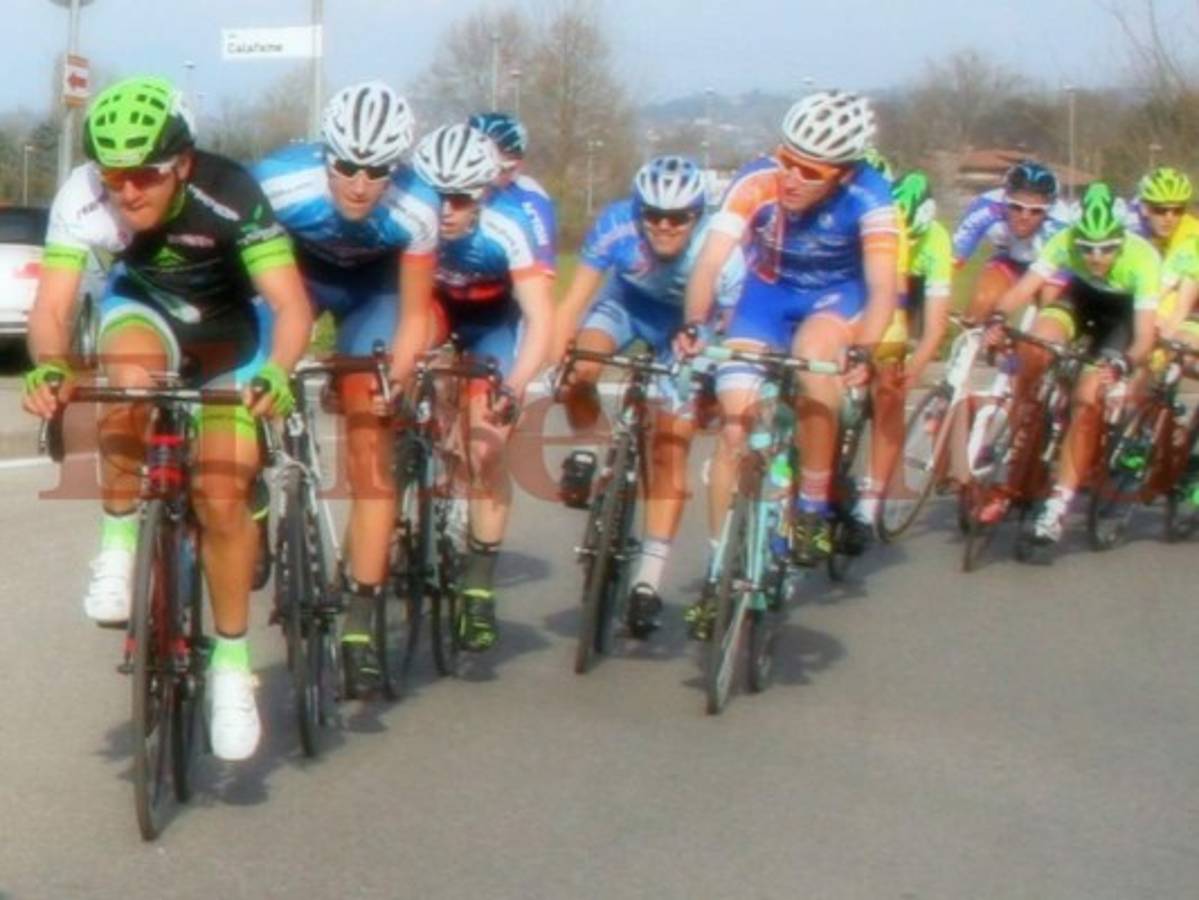 Ciclista hondureño André Acevedo comienza a vivir su sueño en Italia