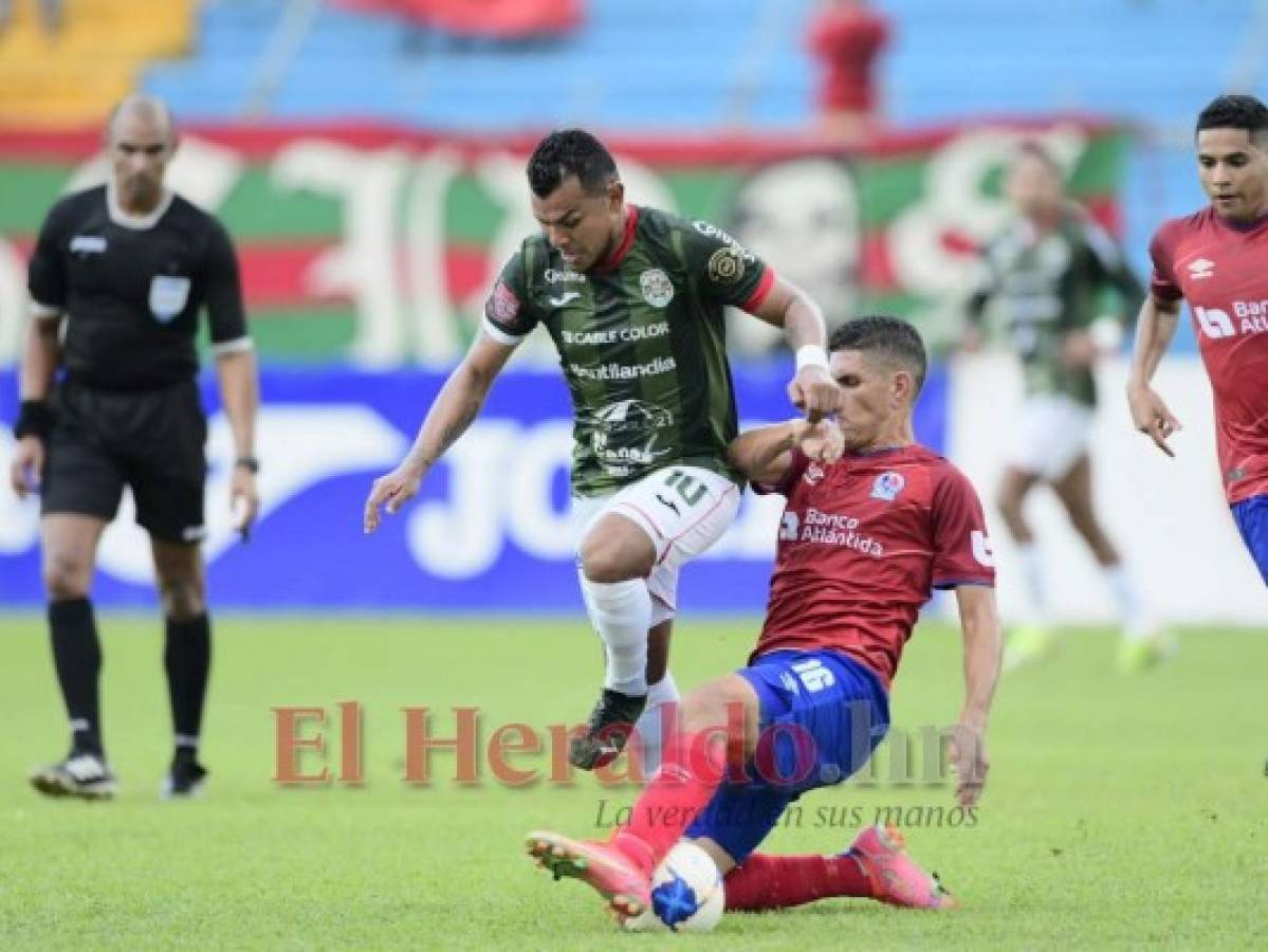 Con triplete de Brayan Castillo, Marathón vence a Olimpia en el Olímpico