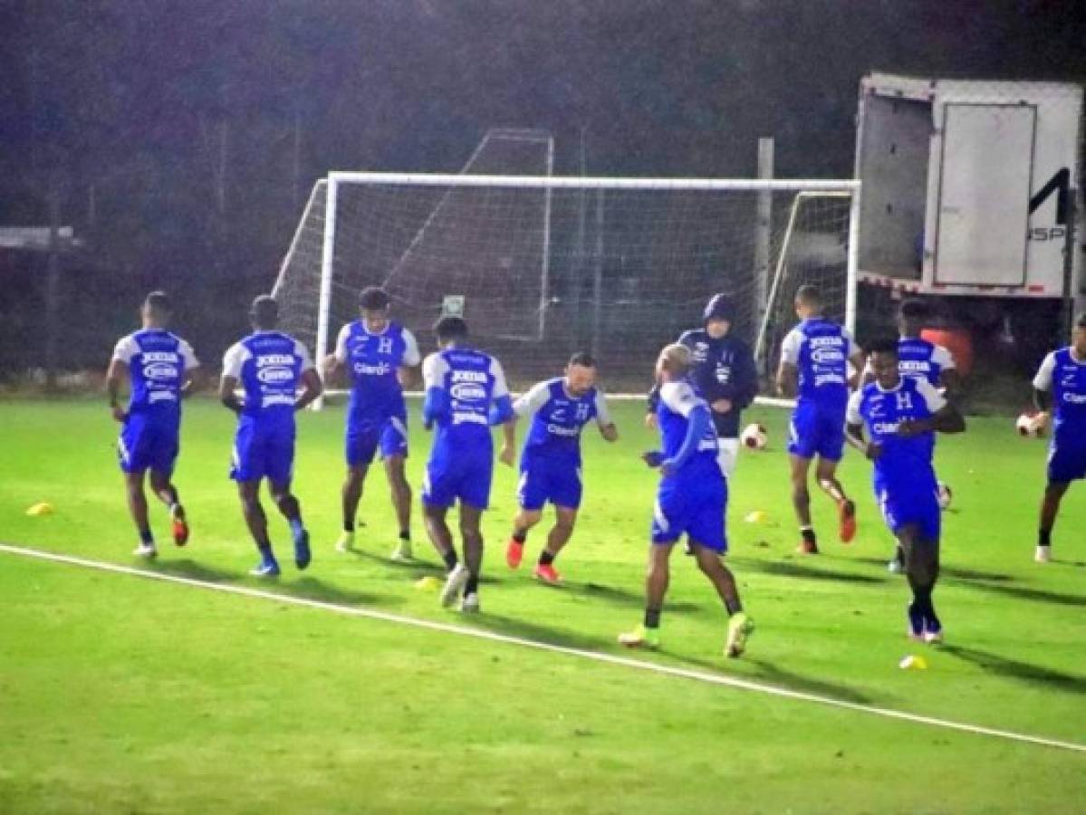 La Selección de Honduras realiza su primer entrenamiento en Costa Rica  