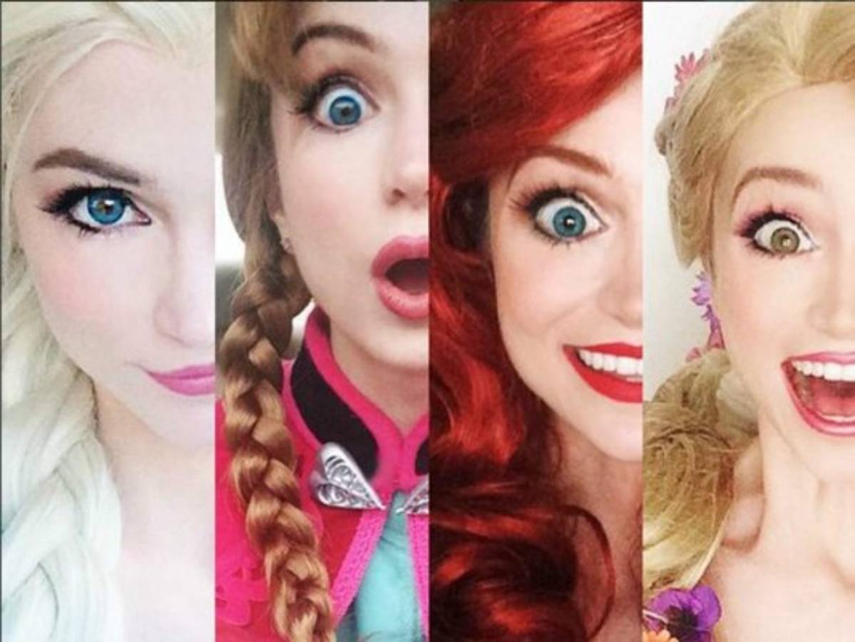 Joven gasta miles de dólares para transformarse en las princesas de Disney